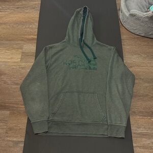 The North Face Dark Green Hoodie Sweater